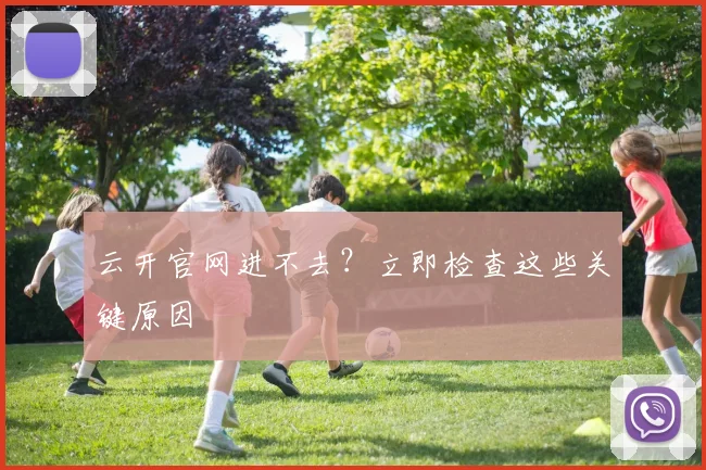 云开官网进不去？立即检查这些关键原因